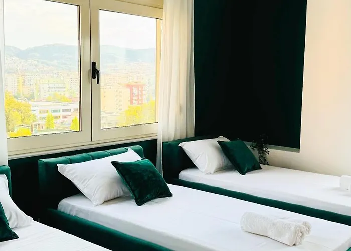 Urban Serenity Skyline Premium - Blloku Lägenhet *