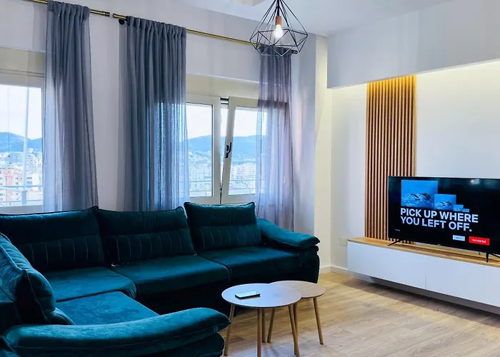 Appartamento Urban Serenity Skyline Premium - Blloku Tirana